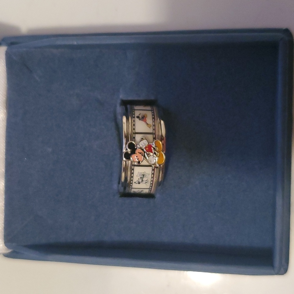 The Bradford Exchange "Mickey Through The Years" Ring Size 7
